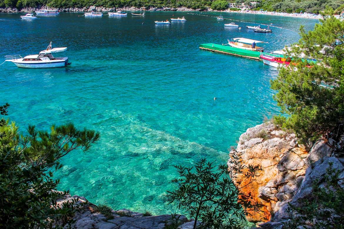 Tivat and the Bay of Kotor in Montenegro